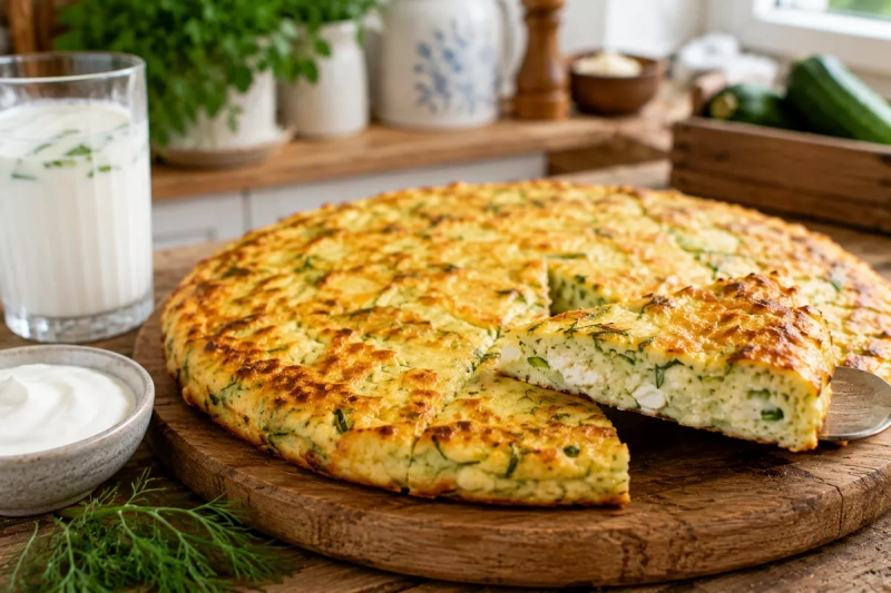 Тру кабачок и жарю лепёшку с творогом и сыром без муки и духовки